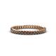 1 - Allie 2.00 mm Smoky Quartz Eternity Band 
