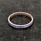 3 - Rebica 2.00 mm Princess Cut Tanzanite Eternity Band 