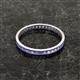 3 - Rebica 2.00 mm Princess Cut Tanzanite Eternity Band 