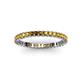 3 - Allie 2.00 mm Princess Cut Citrine Eternity Band 
