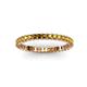 3 - Allie 2.00 mm Princess Cut Citrine Eternity Band 