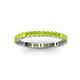 3 - Allie 2.00 mm Princess Cut Peridot Eternity Band 