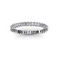 3 - Allie 2.00 mm Princess Cut Diamond Eternity Band 