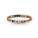 3 - Allie 2.00 mm Smoky Quartz Eternity Band 