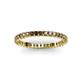 3 - Allie 2.00 mm Smoky Quartz Eternity Band 