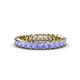 1 - Allie 3.00 mm Princess Cut Tanzanite Eternity Band 