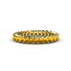1 - Allie 3.00 mm Princess Cut Citrine Eternity Band 