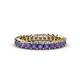 1 - Allie 3.00 mm Princess Cut Iolite Eternity Band 