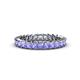 1 - Allie 3.00 mm Princess Cut Tanzanite Eternity Band 