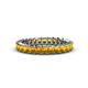 1 - Allie 3.00 mm Princess Cut Citrine Eternity Band 