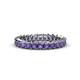 1 - Allie 3.00 mm Princess Cut Iolite Eternity Band 