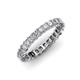 4 - Allie 3.00 mm Princess Cut Diamond Eternity Band 