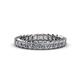 1 - Allie 3.00 mm Princess Cut Diamond Eternity Band 
