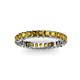 3 - Allie 3.00 mm Princess Cut Citrine Eternity Band 