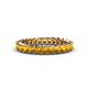 1 - Allie 3.00 mm Princess Cut Citrine Eternity Band 