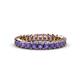 1 - Allie 3.00 mm Princess Cut Iolite Eternity Band 