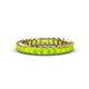 1 - Allie 3.00 mm Princess Cut Peridot Eternity Band 