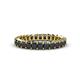 1 - Allie 3.00 mm Princess Cut Black Diamond Eternity Band 