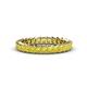 1 - Allie 3.00 mm Princess Cut Yellow Sapphire Eternity Band 