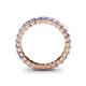 5 - Allie 3.00 mm Princess Cut Tanzanite Eternity Band 