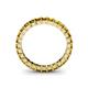 5 - Allie 3.00 mm Princess Cut Citrine Eternity Band 