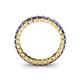 5 - Allie 3.00 mm Princess Cut Iolite Eternity Band 