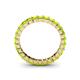 5 - Allie 3.00 mm Princess Cut Peridot Eternity Band 