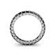 5 - Allie 3.00 mm Princess Cut Black Diamond Eternity Band 