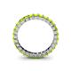 5 - Allie 3.00 mm Princess Cut Peridot Eternity Band 