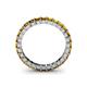 5 - Allie 3.00 mm Princess Cut Citrine Eternity Band 