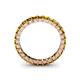 5 - Allie 3.00 mm Princess Cut Citrine Eternity Band 