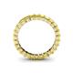 5 - Allie 3.00 mm Princess Cut Yellow Sapphire Eternity Band 