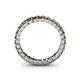 5 - Allie 3.00 mm Princess Cut Smoky Quartz Eternity Band 
