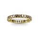 3 - Allie 3.00 mm Princess Cut Smoky Quartz Eternity Band 