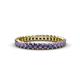 1 - Allie 2.50 mm Princess Cut Iolite Eternity Band 