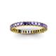 3 - Allie 2.50 mm Princess Cut Iolite Eternity Band 