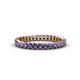 1 - Allie 2.50 mm Princess Cut Iolite Eternity Band 