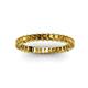 3 - Allie 2.50 mm Princess Cut Citrine Eternity Band 