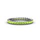 1 - Allie 2.50 mm Princess Cut Peridot Eternity Band 