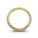 5 - Allie 2.50 mm Princess Cut Peridot Eternity Band 