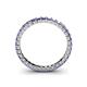 5 - Allie 2.50 mm Princess Cut Iolite Eternity Band 