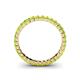 5 - Allie 2.50 mm Princess Cut Peridot Eternity Band 