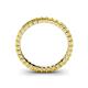 5 - Allie 2.50 mm Princess Cut Yellow Sapphire Eternity Band 