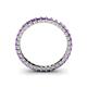 5 - Allie 2.50 mm Princess Cut Amethyst Eternity Band 
