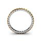 5 - Allie 2.50 mm Princess Cut Citrine Eternity Band 