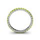 5 - Allie 2.50 mm Princess Cut Peridot Eternity Band 