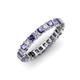 1 - Allie Iolite and Diamond Eternity Band 