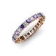 1 - Allie Iolite and Diamond Eternity Band 