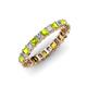 1 - Allie Peridot and Diamond Eternity Band 