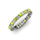 1 - Allie Peridot and Diamond Eternity Band 